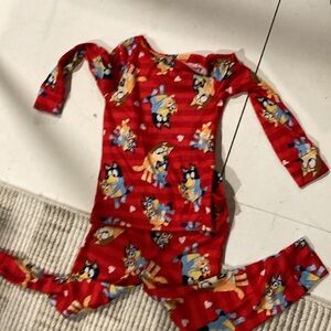 Bluey Valentine Kids Pajama Set